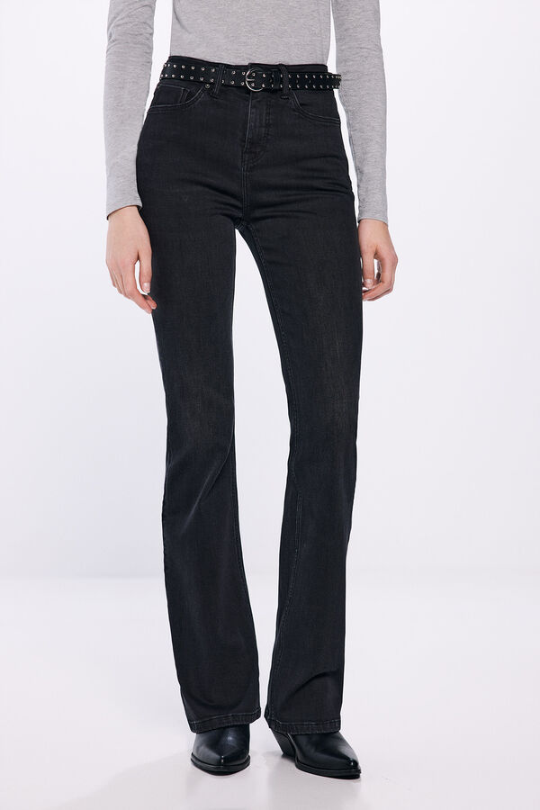 Springfield Jeans bootcut preto