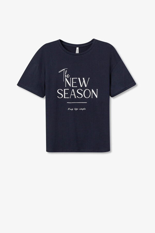 Tiffosi Camiseta estampada azul