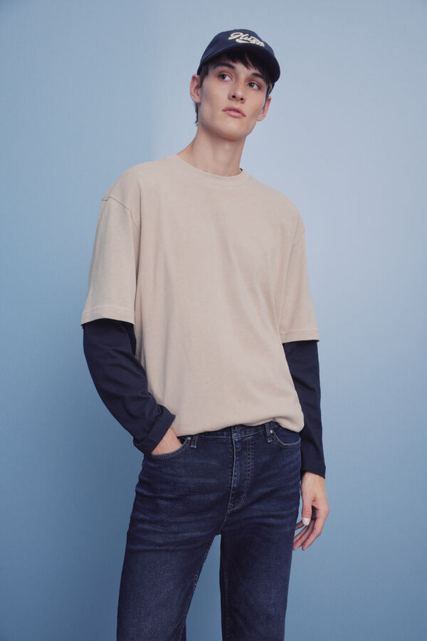 Springfield Jeans skinny lavado oscuro azul