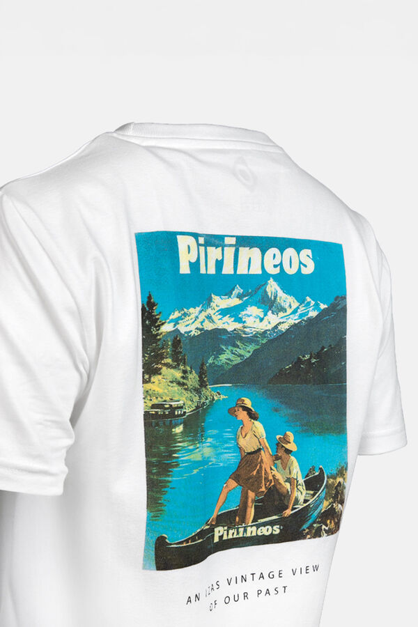 Izas Camiseta de algodão manga curta Janova W branco