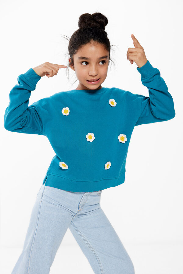 Springfield Kids Sudadera flores ni&ntilde;a estampado