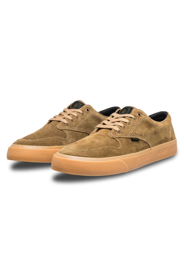 Element Zapatillas de cuero para Hombre marr&oacute;n