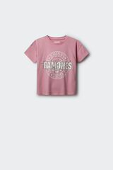 Springfield Kids Camiseta Ramones niña morado/lila
