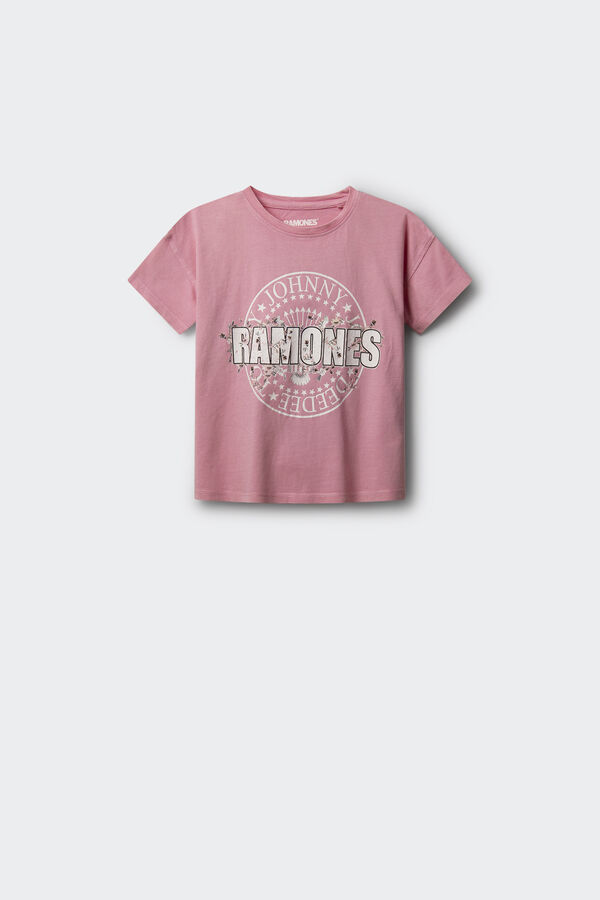 Springfield Kids Camiseta Ramones niña morado/lila