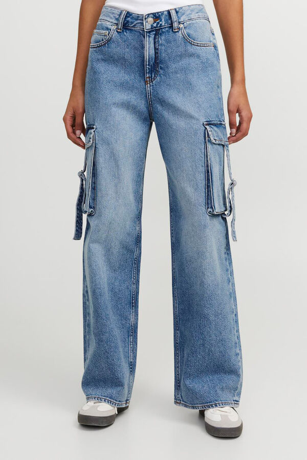 Jack & Jones Jeans Wide Leg Cargo azul