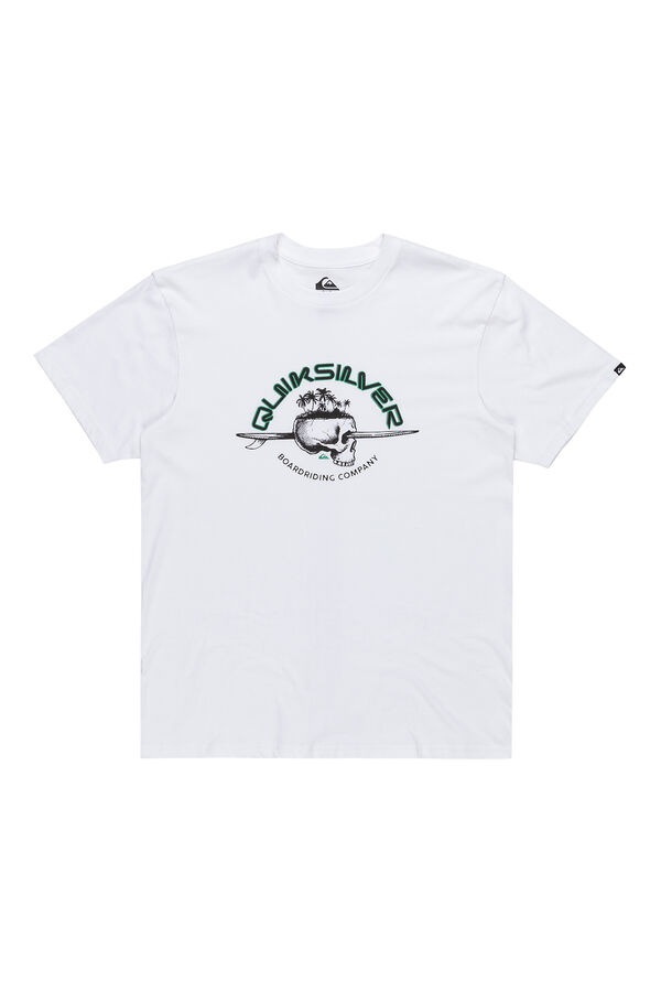 Quiksilver  Camiseta masculina de manga curta branco