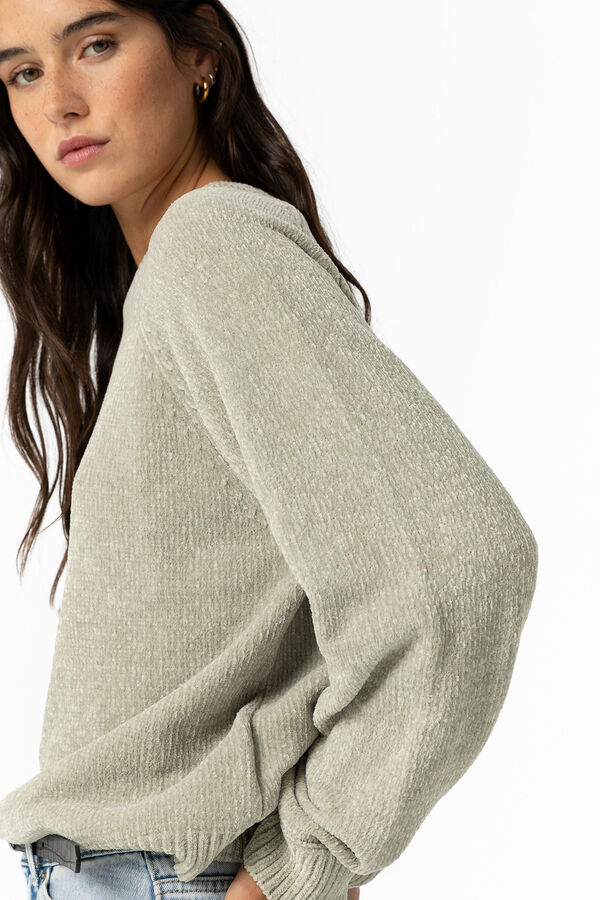 Tiffosi Jersey de Punto Chenilla verde