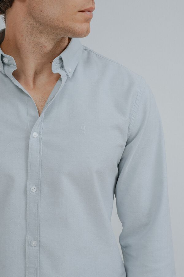 Celopman Camisa oxford azul