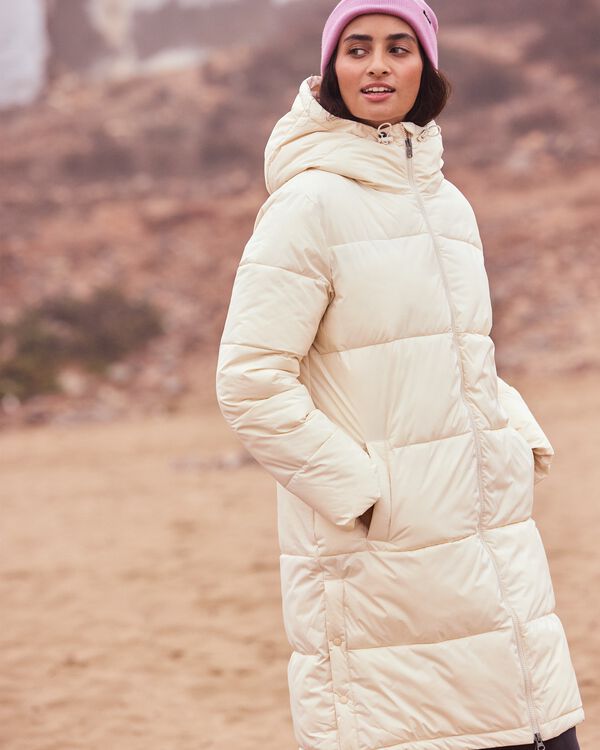 Roxy Chaqueta Acolchada con Capucha para Mujer amarillo