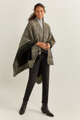 Springfield Gorro punto pomp&oacute;n negro