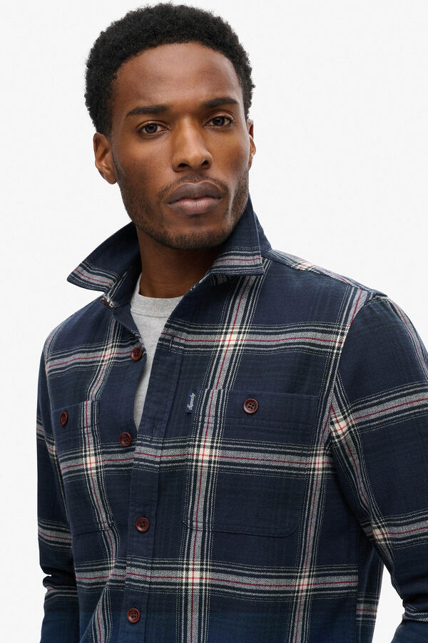 Superdry Sobrecamisa A Cuadros Vintage estampado
