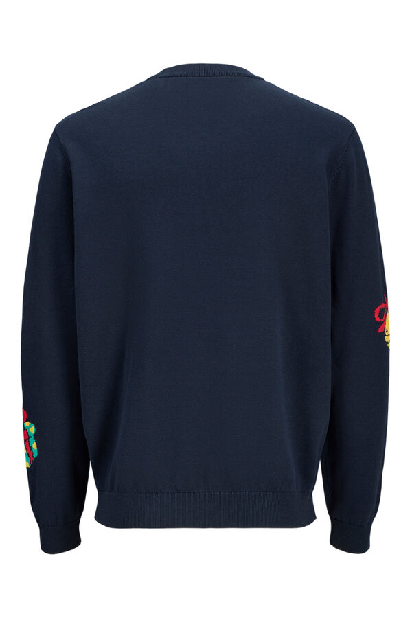 Jack & Jones Junior Jersey navide&ntilde;o de punto azul