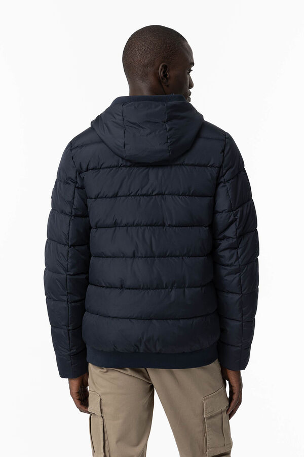 Tiffosi Chaqueta Acolchada con Capucha azul