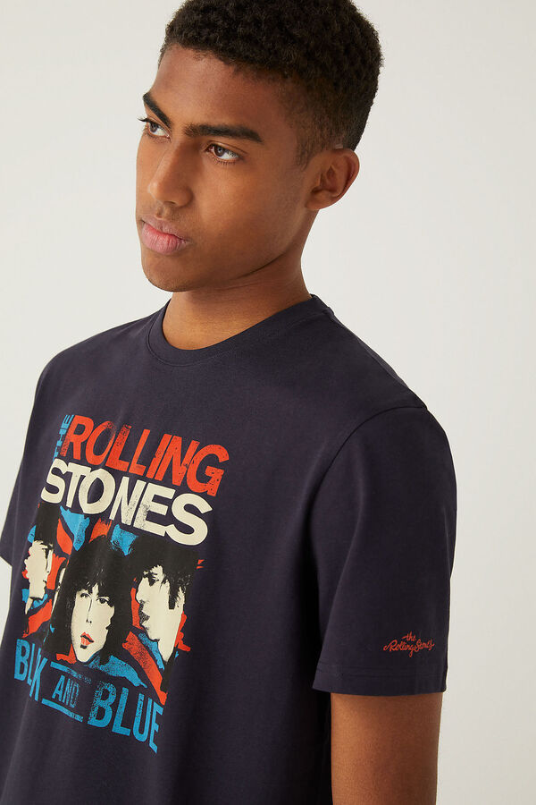 Springfield T-shirt The Rolling Stones azul