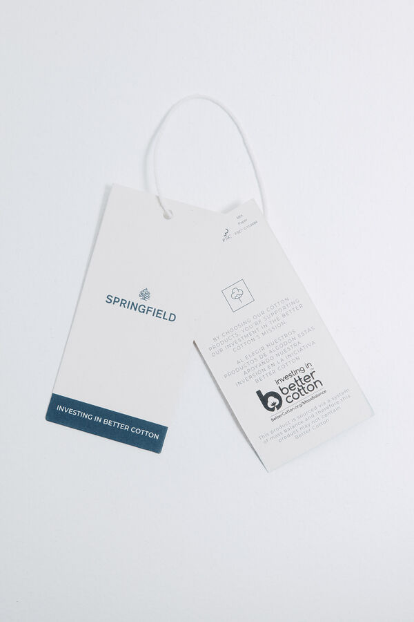 Springfield Blusa plumetti lace azul