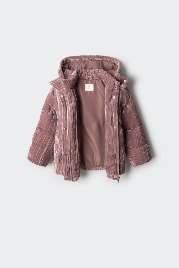 Springfield Kids Chaqueta acolchada velour ni&ntilde;a morado/lila