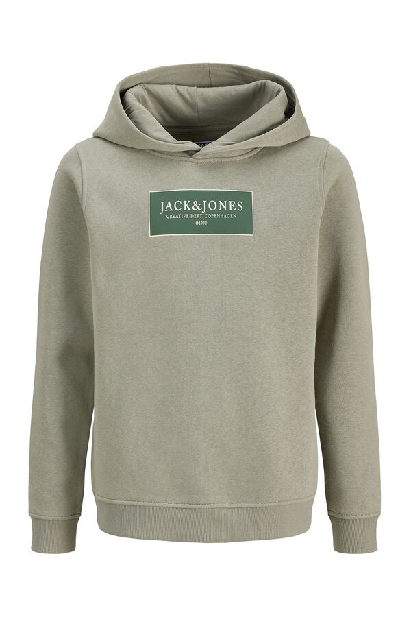 Jack & Jones Junior Sudadera b&aacute;sica logo verde