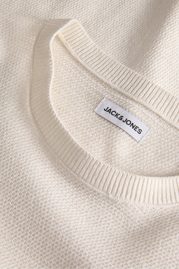 Jack & Jones Jersey b&aacute;sico regular blanco