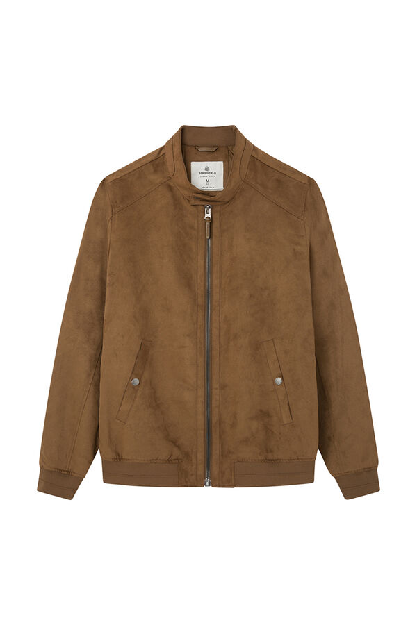 Springfield Blus&atilde;o efeito camur&ccedil;a cru