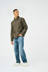 Only & Sons Sobretudo curto de pano cinzento