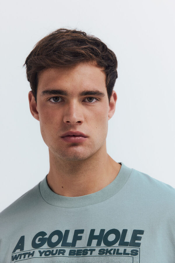 Springfield Camiseta golf hole verde