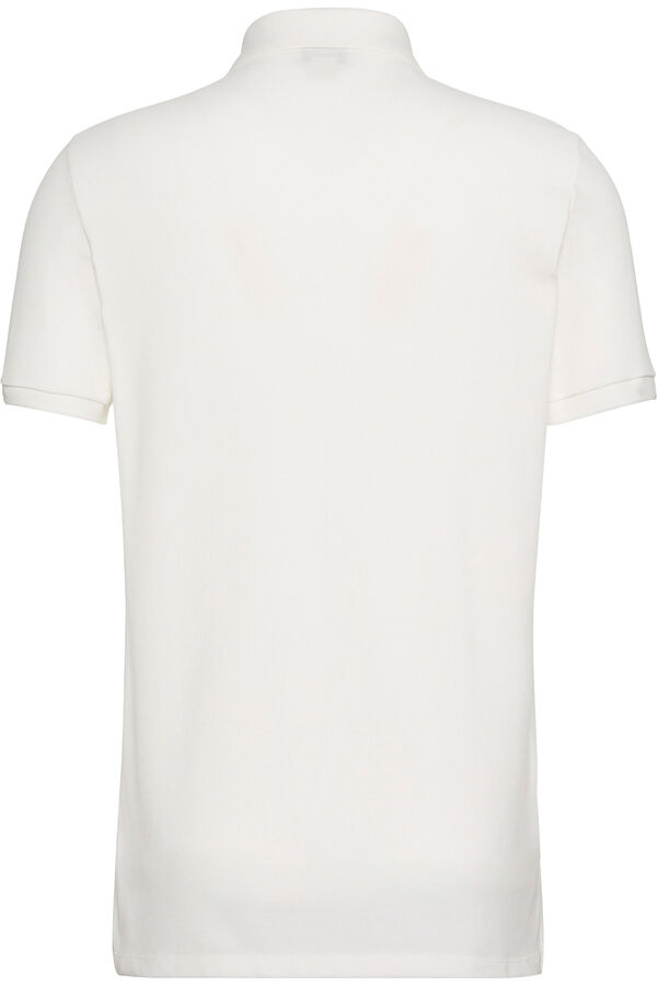 CK Jeans Polo pique blanco