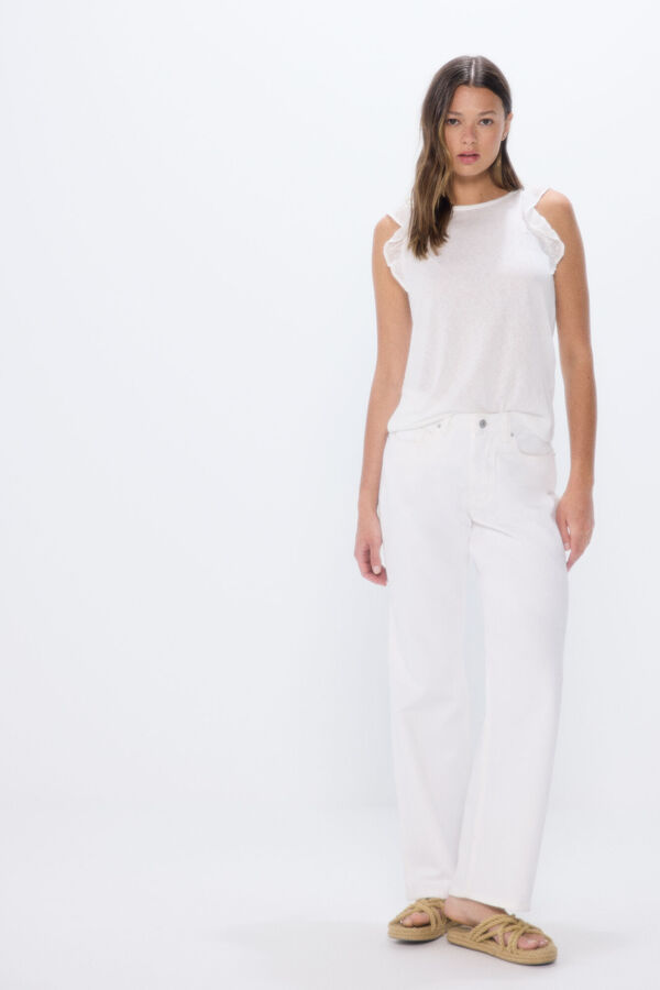 Springfield Camiseta volantes plumeti estampado