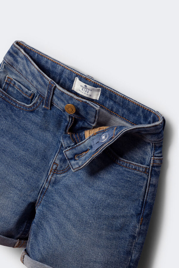 Springfield Kids Bermudas denim rapaz azul