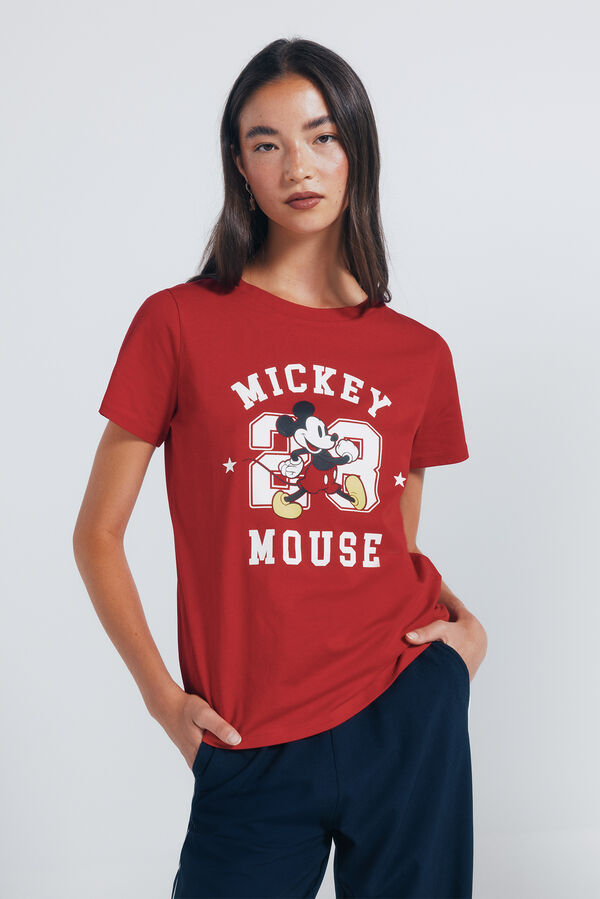 Springfield T-shirt "Mickey Mouse" vermelho