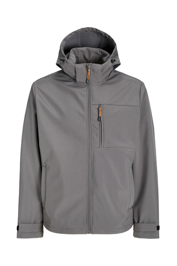 Jack & Jones Chaqueta informal impermeable gris