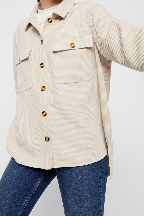 Pieces Sobrecamisa de pana gris