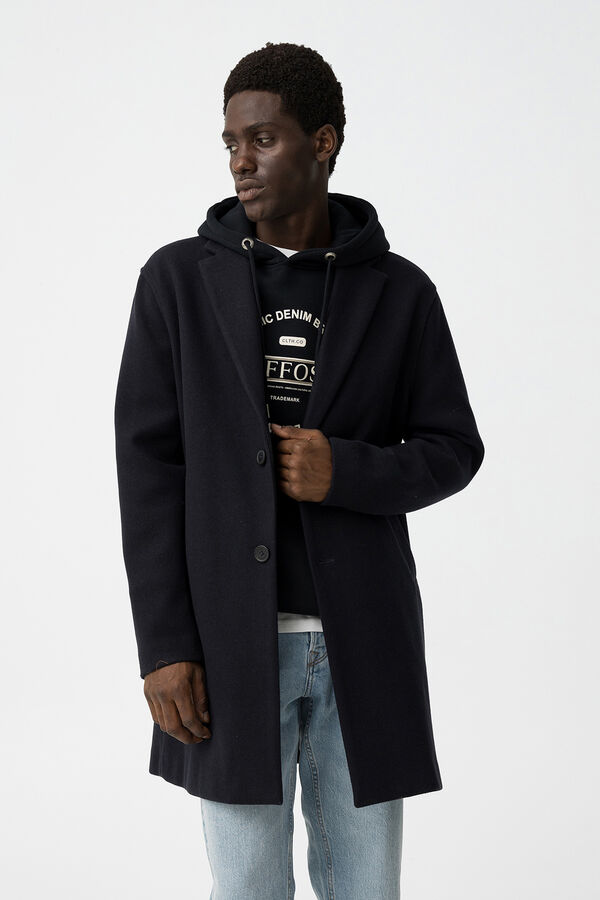 Tiffosi Sobretudo longo azul