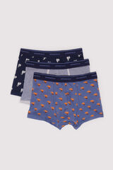Springfield Pack 3 boxers estampados azul
