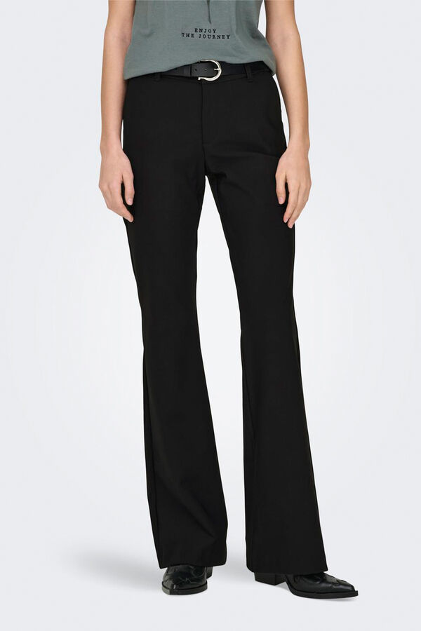 Only Pantal&oacute;n de vestir flared negro