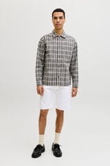 Jack & Jones Bermuda regular stone wash branco