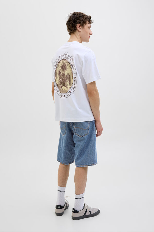 Jack & Jones Bermuda denim baggy fit azul