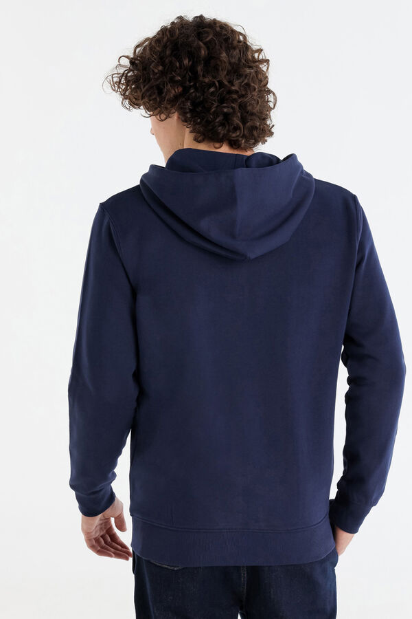 Lois Sudadera Capucha azul