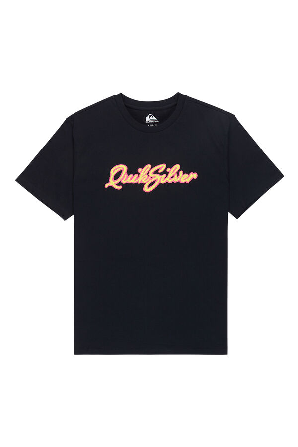 Quiksilver T-shirt manga curta preto