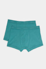 Springfield Pack 2 boxers b&aacute;sicos algod&atilde;o verde