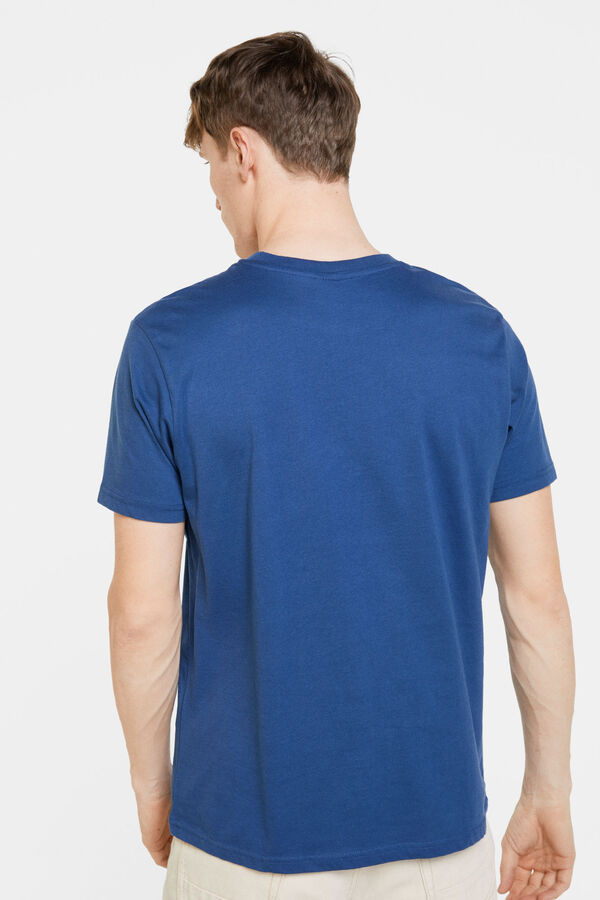 Springfield Camiseta árbol azul medio