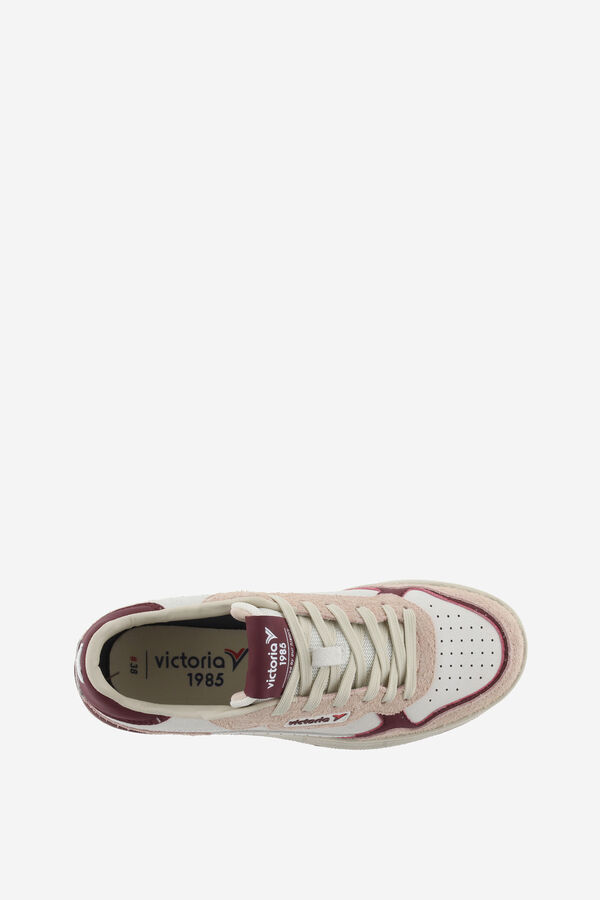 Victoria Zapatillas de piel rosa