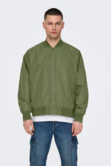 Only & Sons Herrenjacke im Bomberjacke. verde