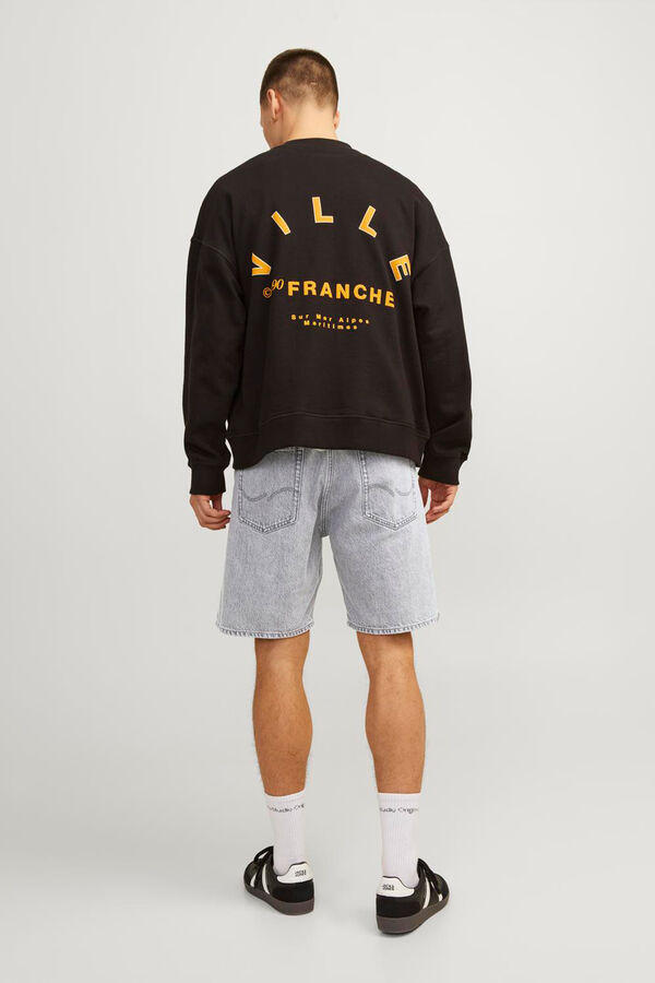 Jack & Jones Pantal&oacute;n corto Baggy Fit gris