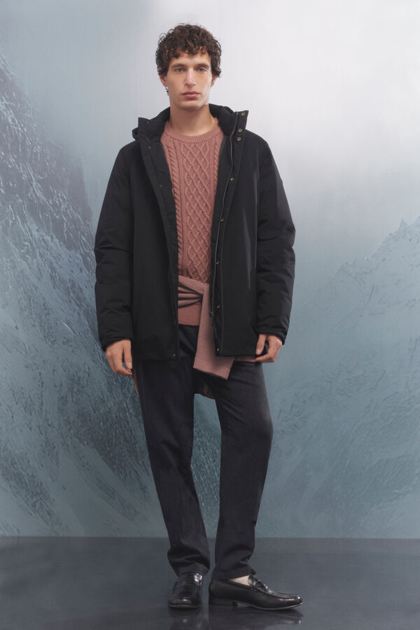 Springfield Parka acolchoada t&eacute;rmica preto