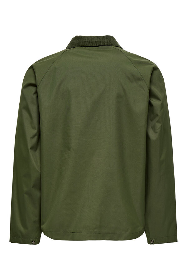 Only & Sons Chaqueta de hombre regular fit. verde