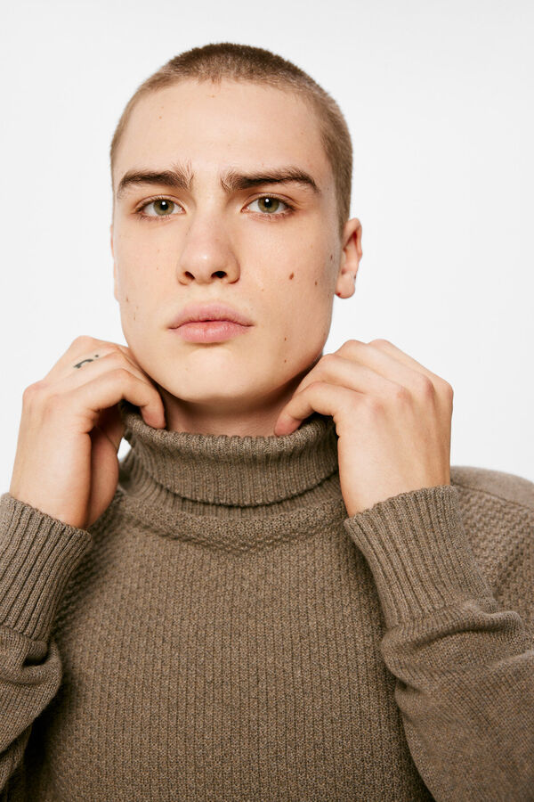 Springfield Camisola gola cisne estrutura cru