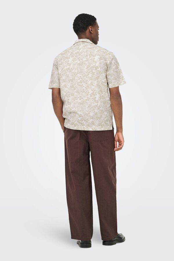 Only & Sons Camisa de manga curta cinzento