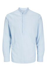 Jack & Jones Camisa meia carcela meia fit azul