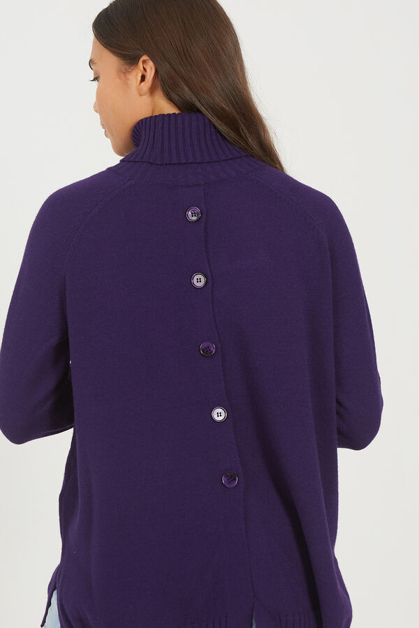 Brave Soul Camisola com bot&otilde;es nas costas rosa