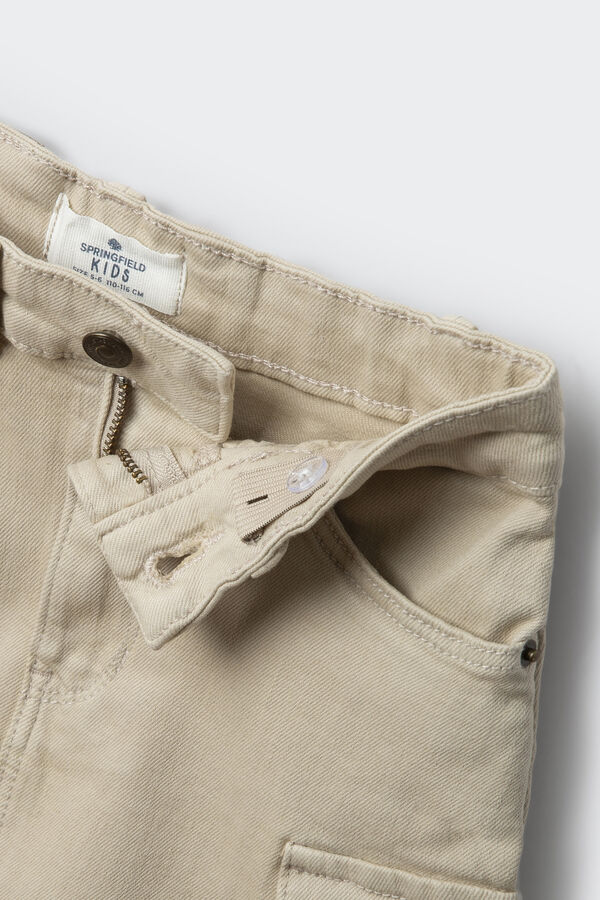 Springfield Kids Saia cargo menina bege